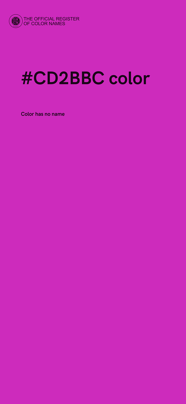 #CD2BBC color image