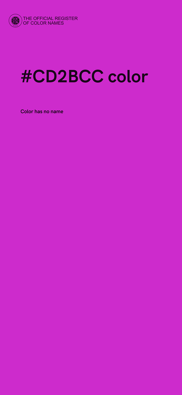 #CD2BCC color image