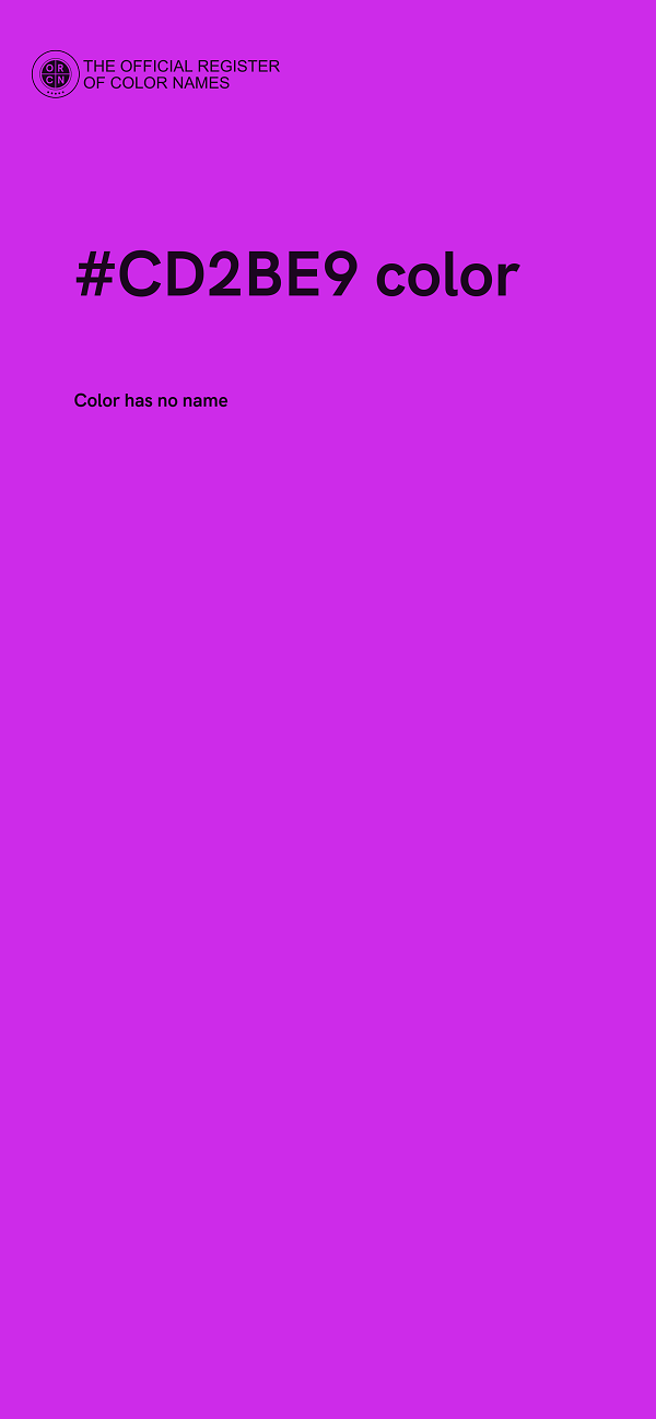 #CD2BE9 color image