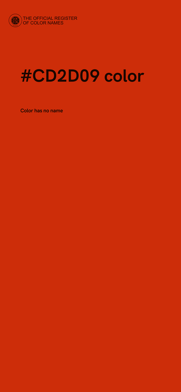 #CD2D09 color image