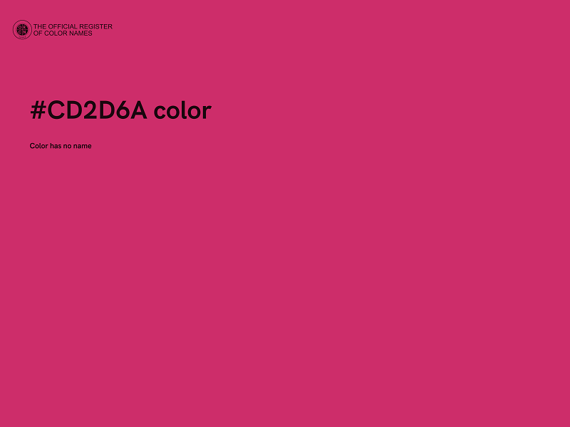 #CD2D6A color image