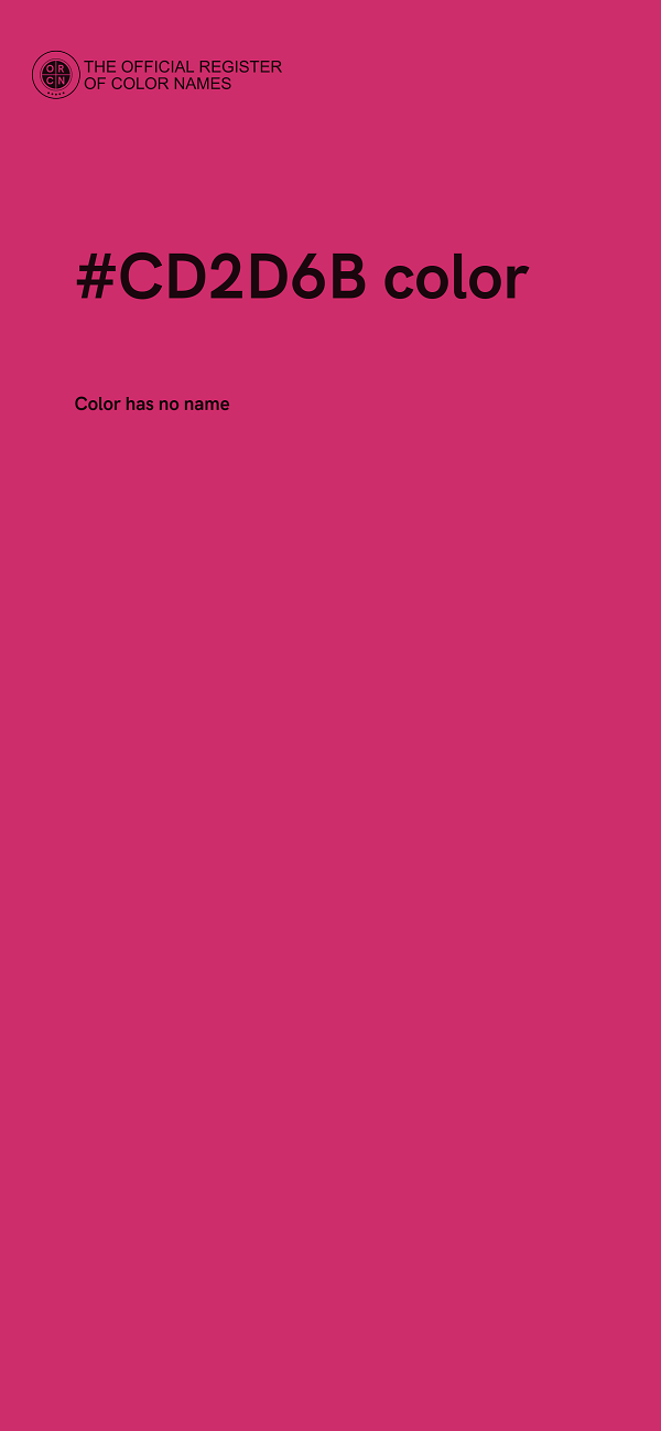 #CD2D6B color image