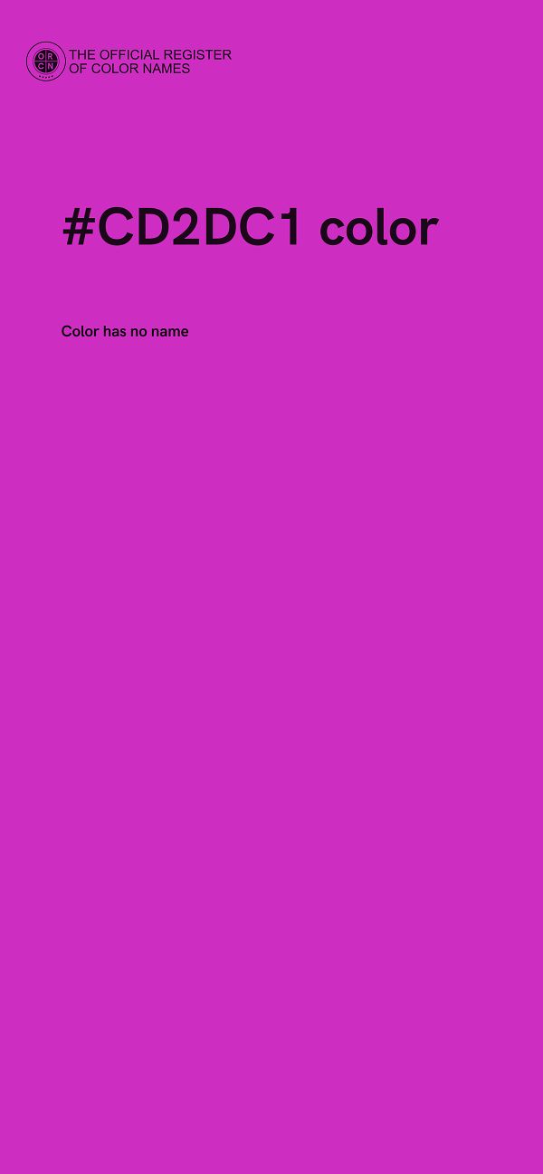 #CD2DC1 color image