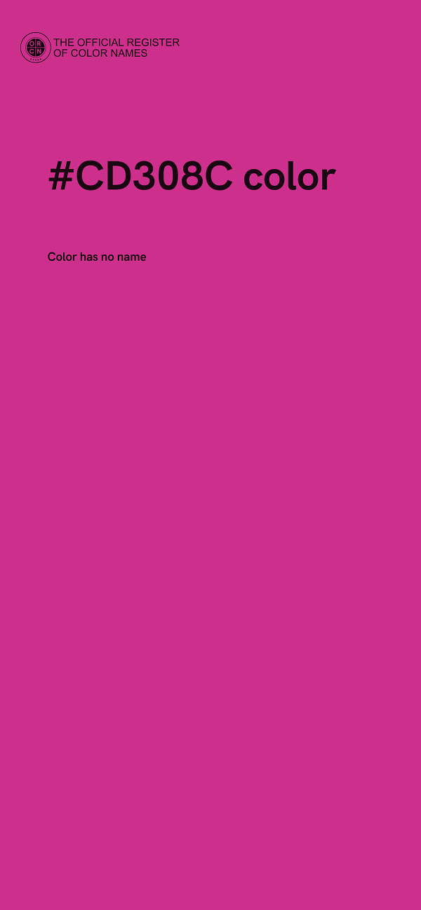 #CD308C color image