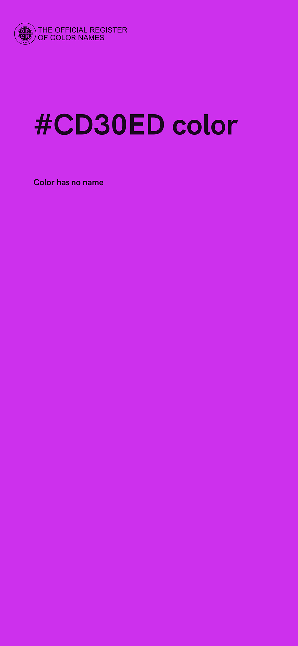 #CD30ED color image