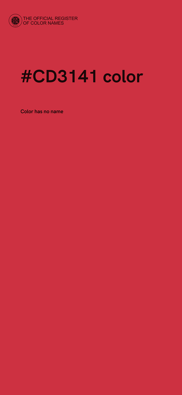 #CD3141 color image