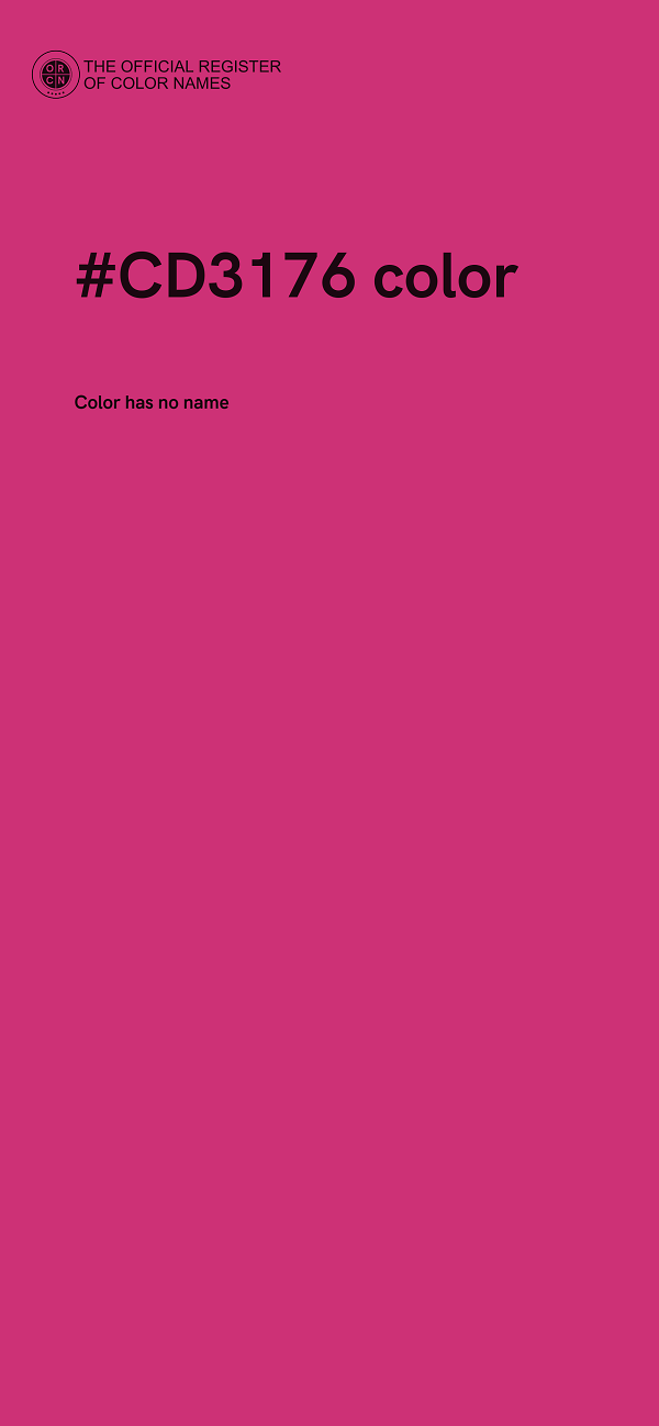 #CD3176 color image