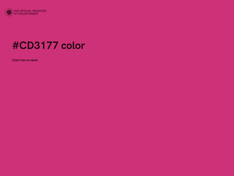 #CD3177 color image
