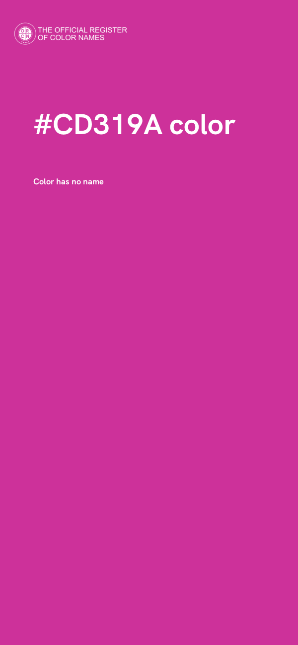 #CD319A color image