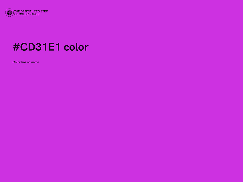 #CD31E1 color image