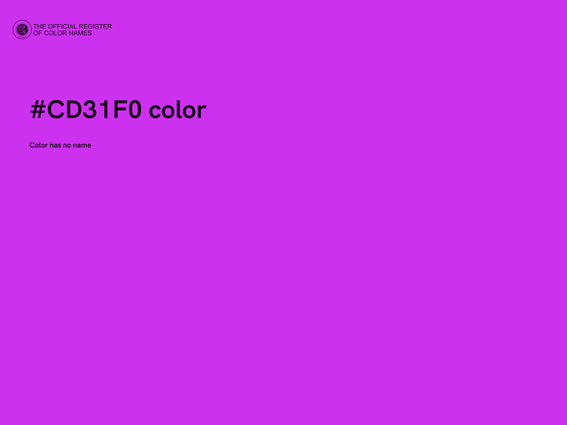 #CD31F0 color image