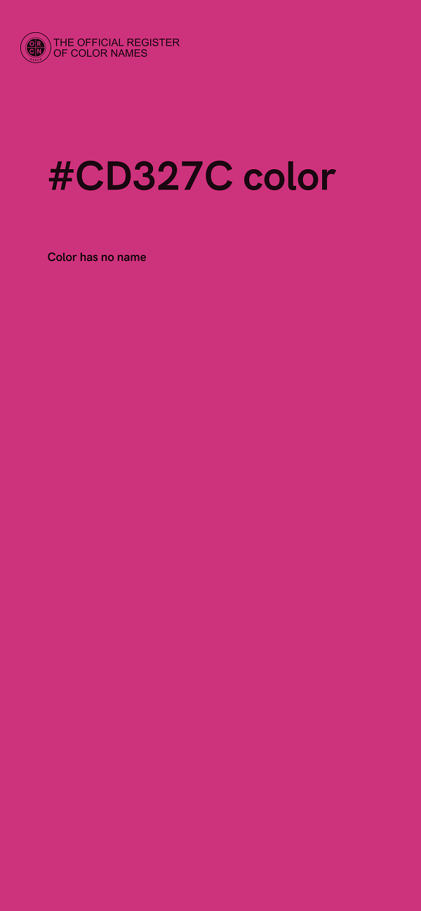 #CD327C color image