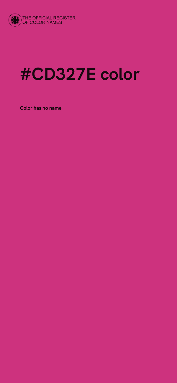#CD327E color image