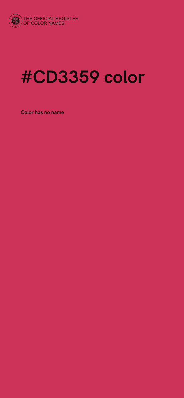 #CD3359 color image