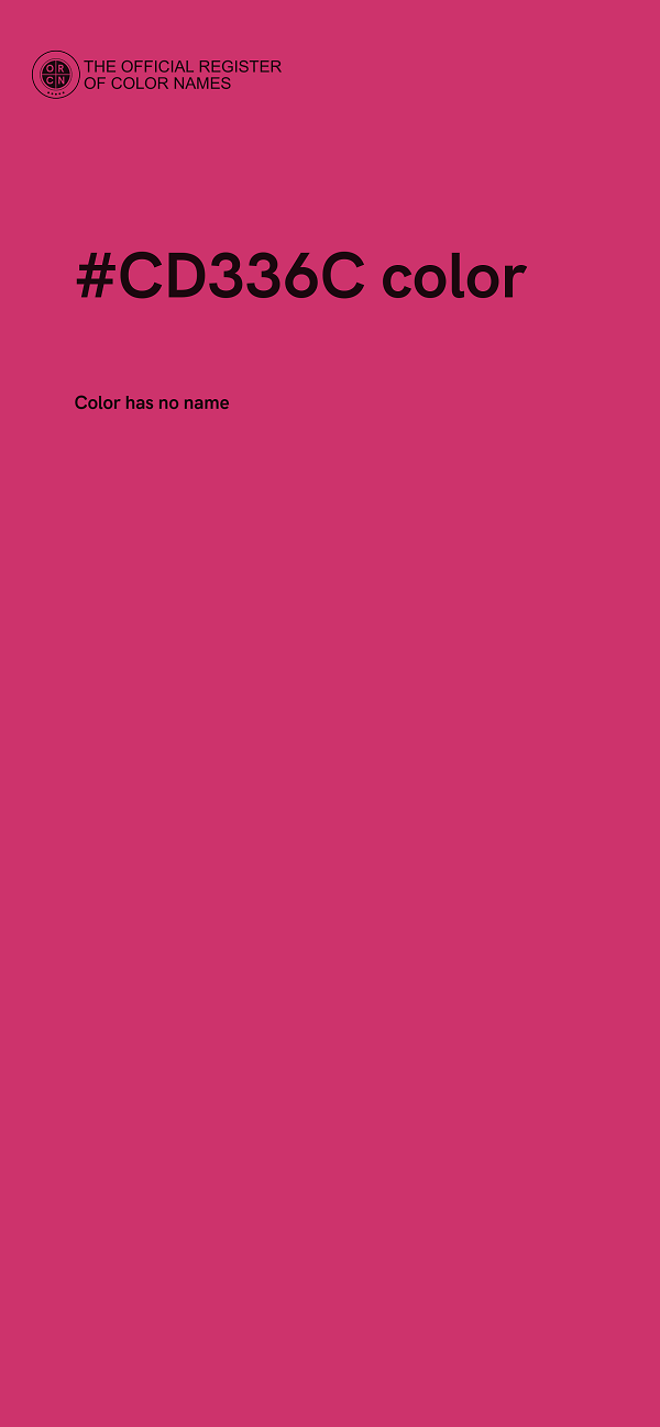 #CD336C color image