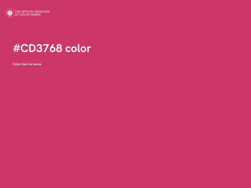 #CD3768 color image