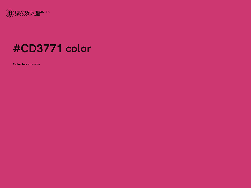 #CD3771 color image