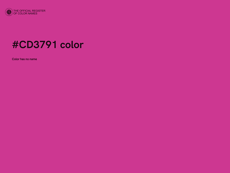 #CD3791 color image