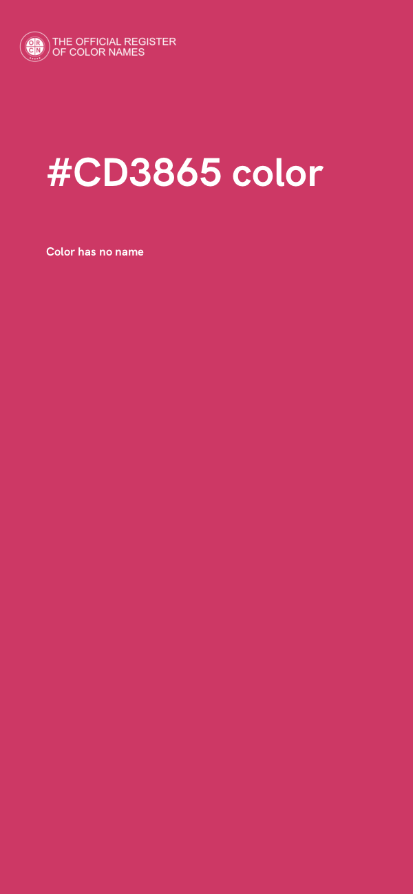 #CD3865 color image