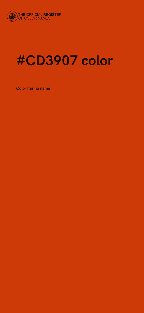 #CD3907 color image