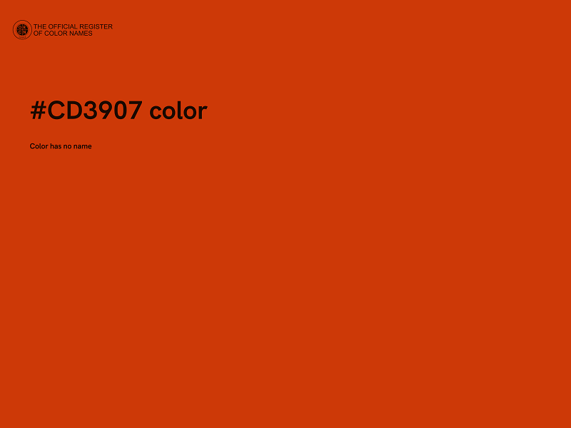#CD3907 color image