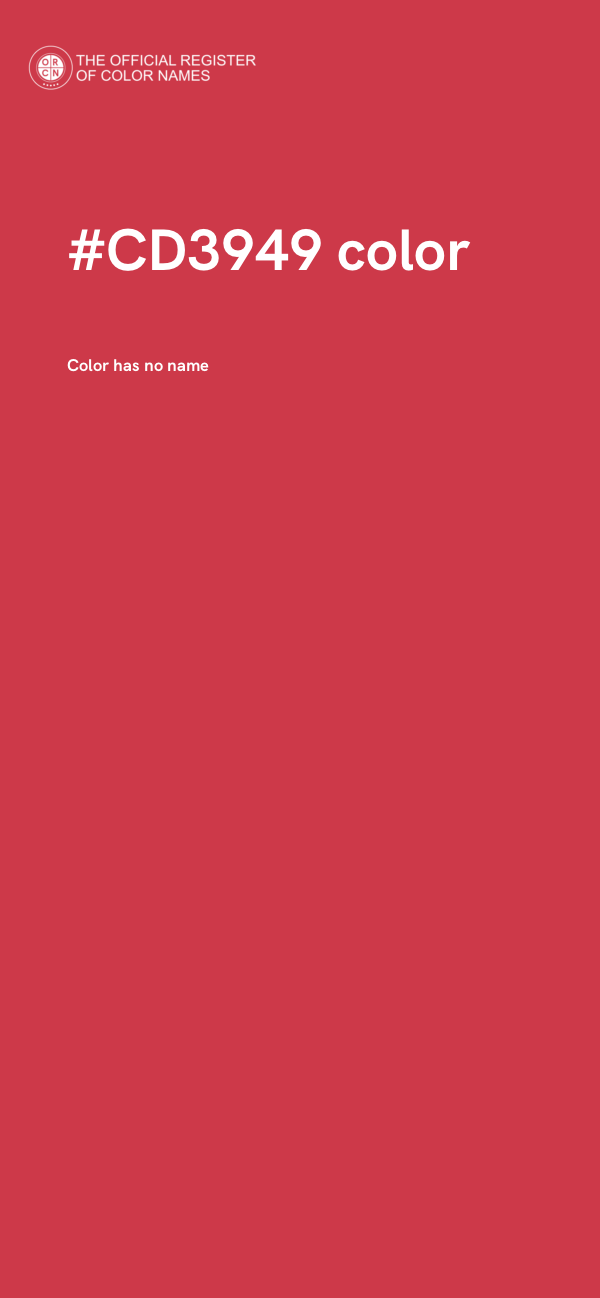 #CD3949 color image