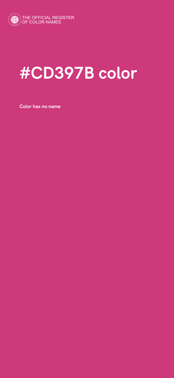 #CD397B color image