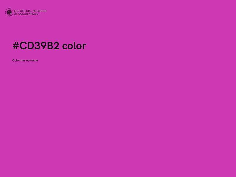 #CD39B2 color image