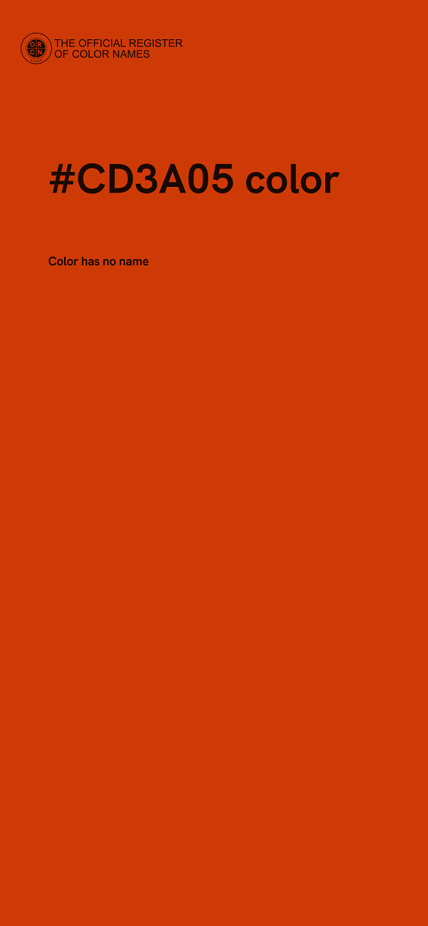 #CD3A05 color image