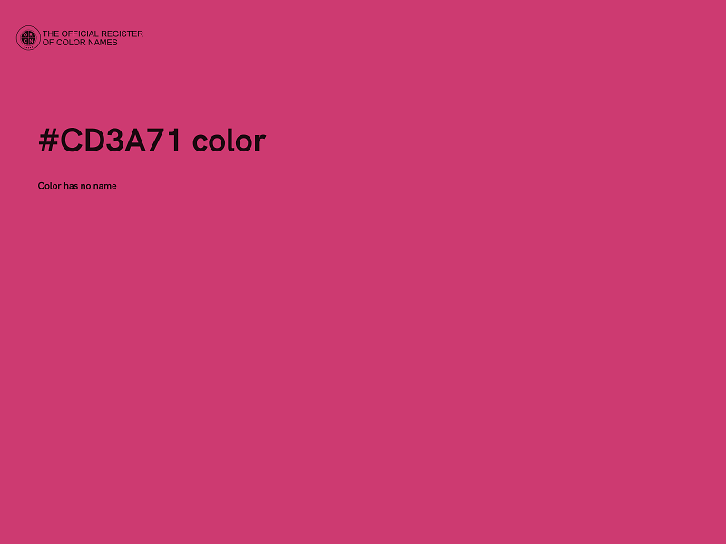#CD3A71 color image
