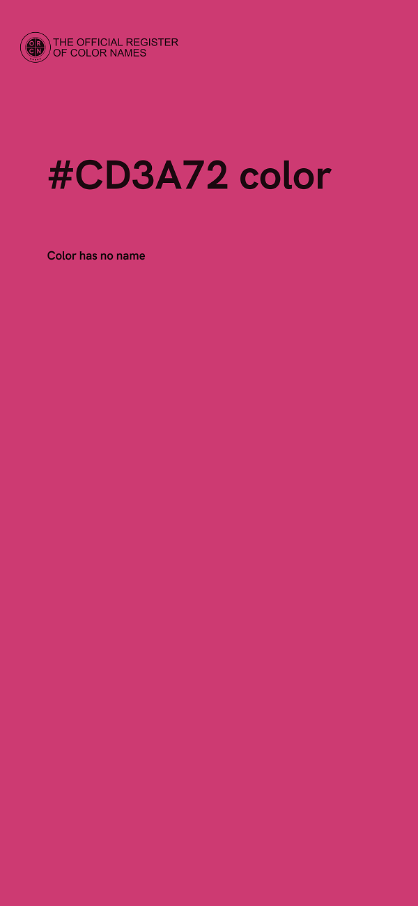 #CD3A72 color image