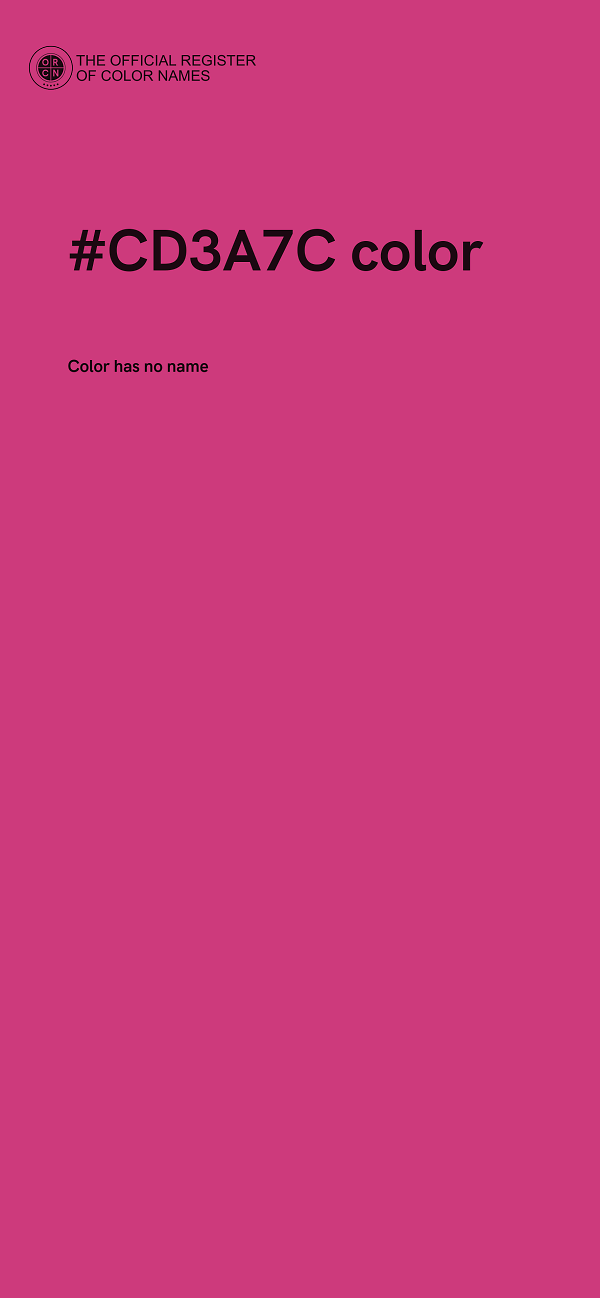 #CD3A7C color image