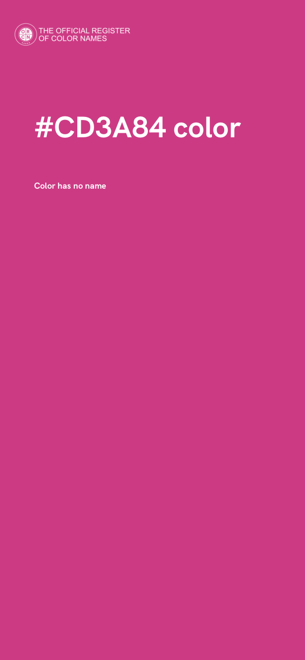 #CD3A84 color image