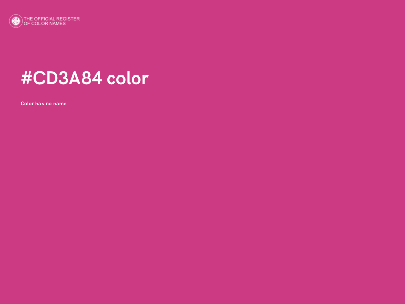 #CD3A84 color image