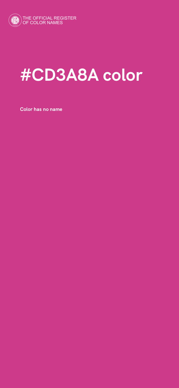 #CD3A8A color image