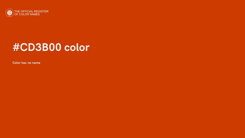 #CD3B00 color image