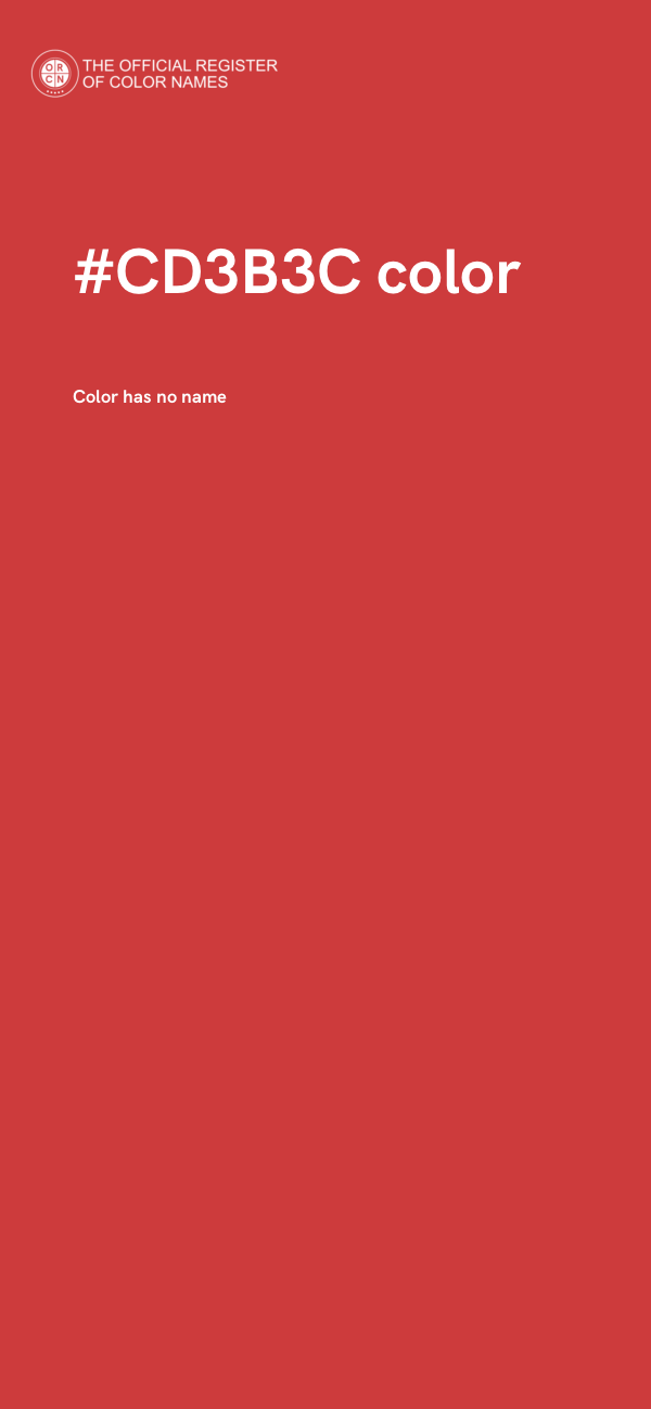 #CD3B3C color image