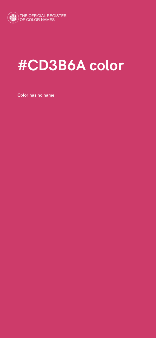 #CD3B6A color image