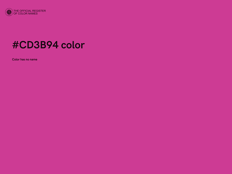 #CD3B94 color image