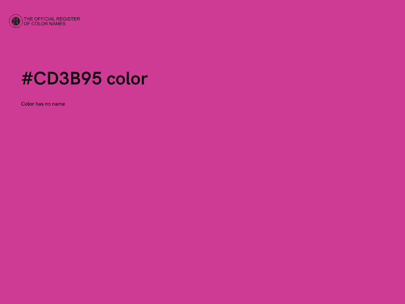 #CD3B95 color image