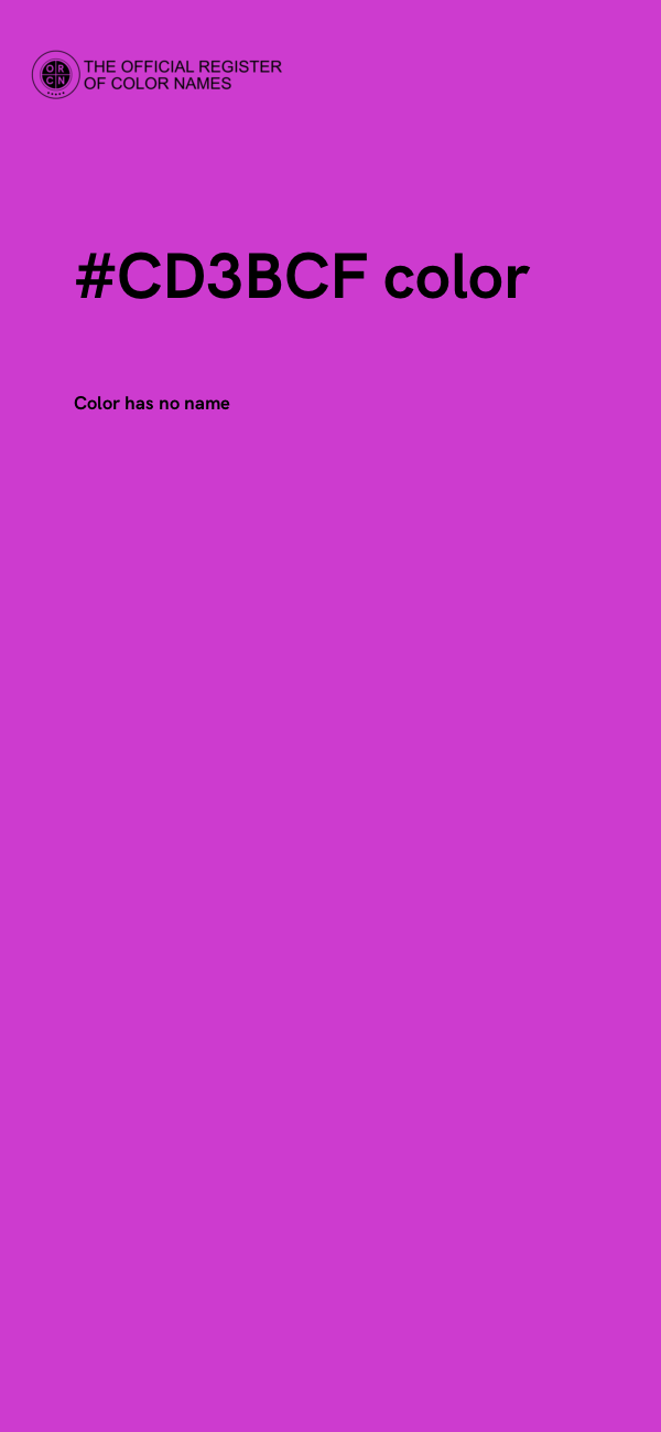 #CD3BCF color image