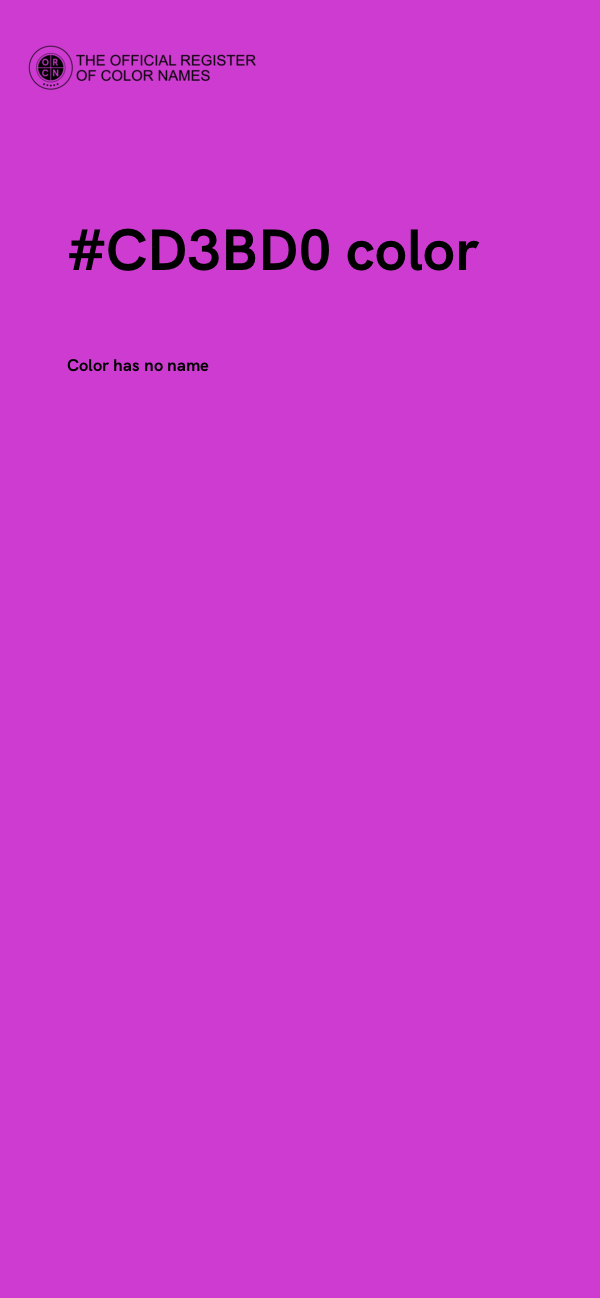 #CD3BD0 color image