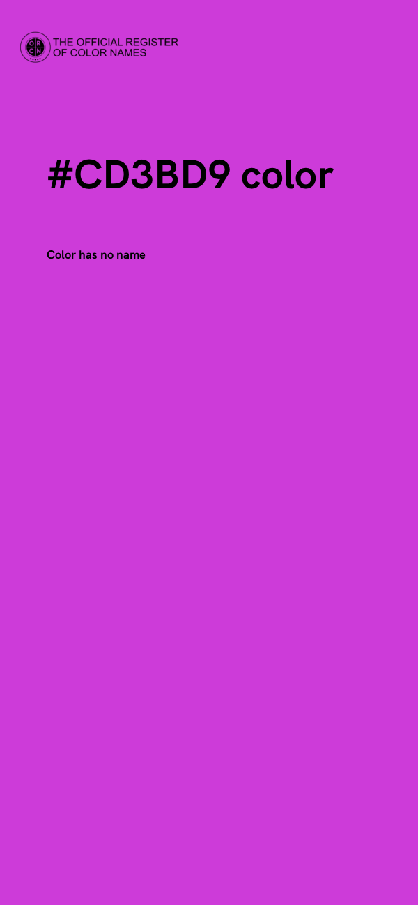 #CD3BD9 color image