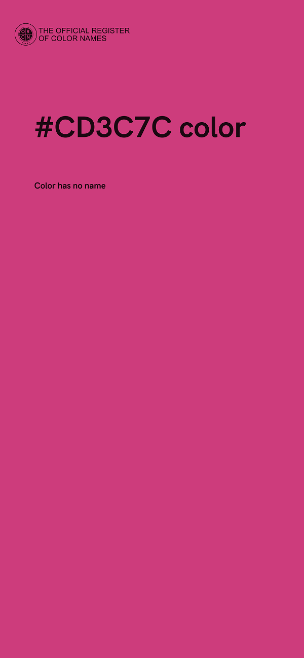 #CD3C7C color image