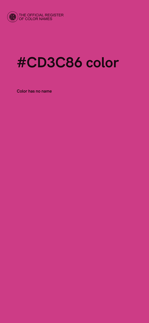 #CD3C86 color image