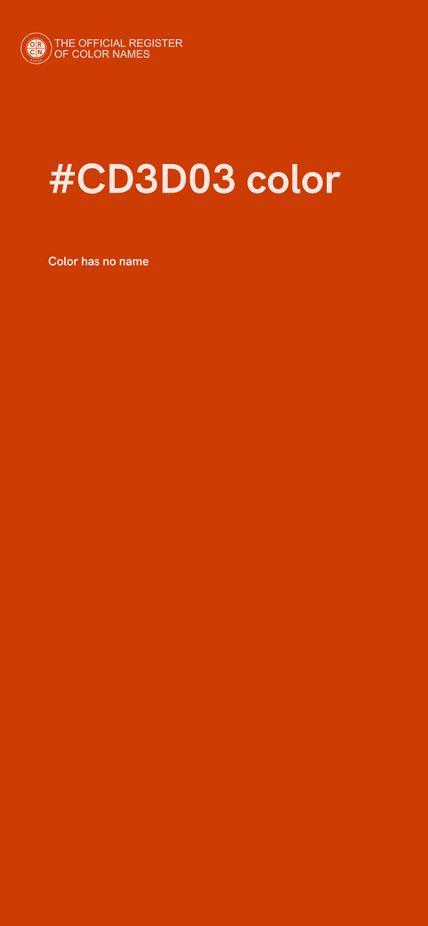 #CD3D03 color image