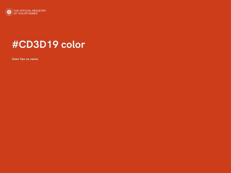 #CD3D19 color image