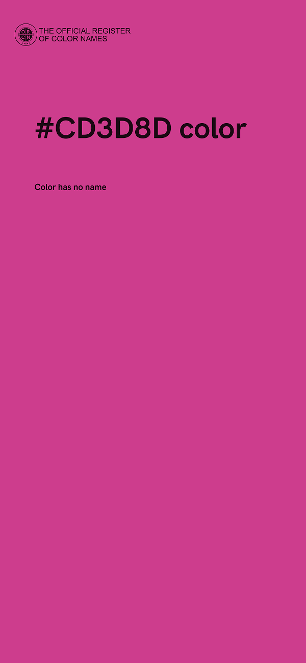 #CD3D8D color image