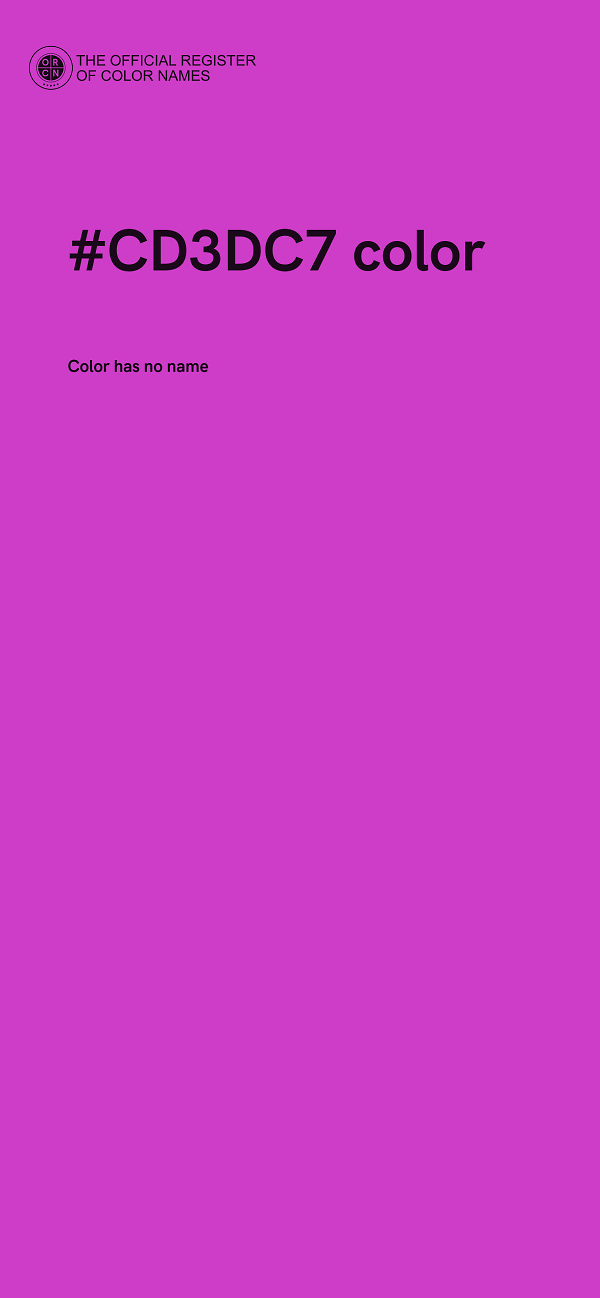 #CD3DC7 color image