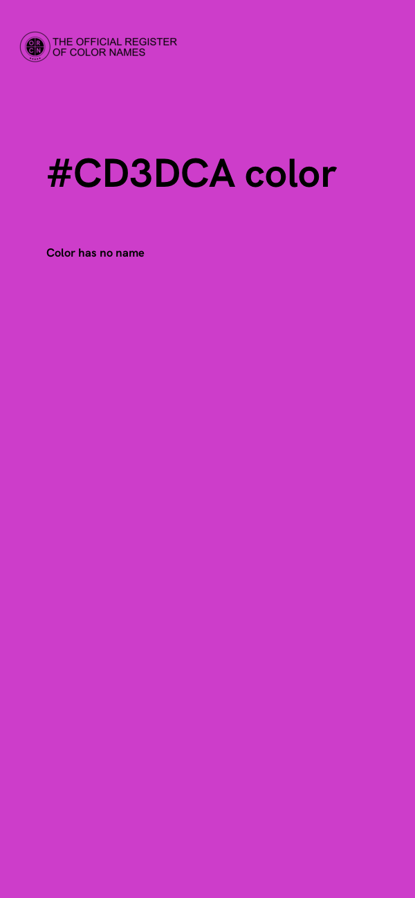 #CD3DCA color image